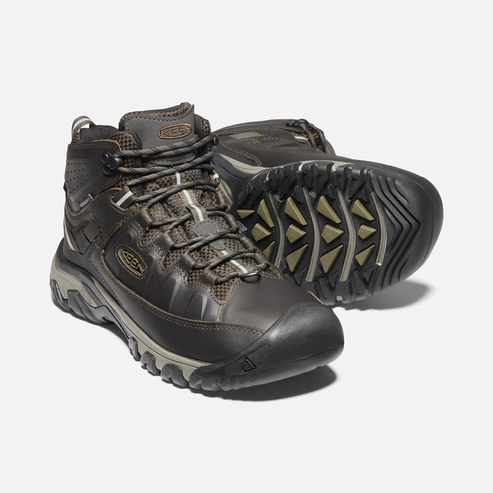 Botas de Seguridad Keen Mexico Negros Marrom - Hombre Targhee Iii Polar - XR8601254